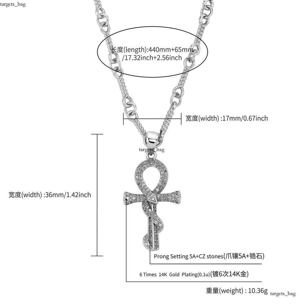 Zodiac Year Gold-Plated Snake Pendant Necklace for Men, Niche Clavicle Chain, Layered Cross with Dia Inlaid Snake, Unique Trendy Style
