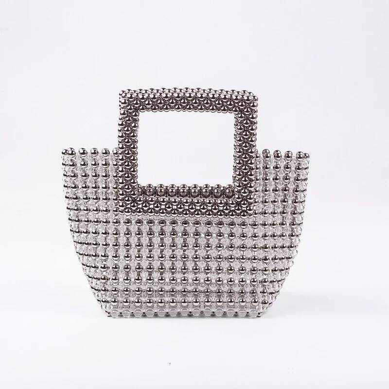 Customized Bead Bags Women Summer Fashion Top-handle Ladies Party Dinner Evening Handmade Exquisite Purses and Handbags