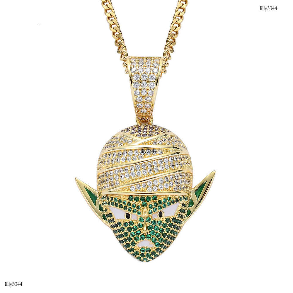 Necklace for Men Dragon Ball Anime Character Piccolo Demon King Pendant Trendy Hip Hop Accessories