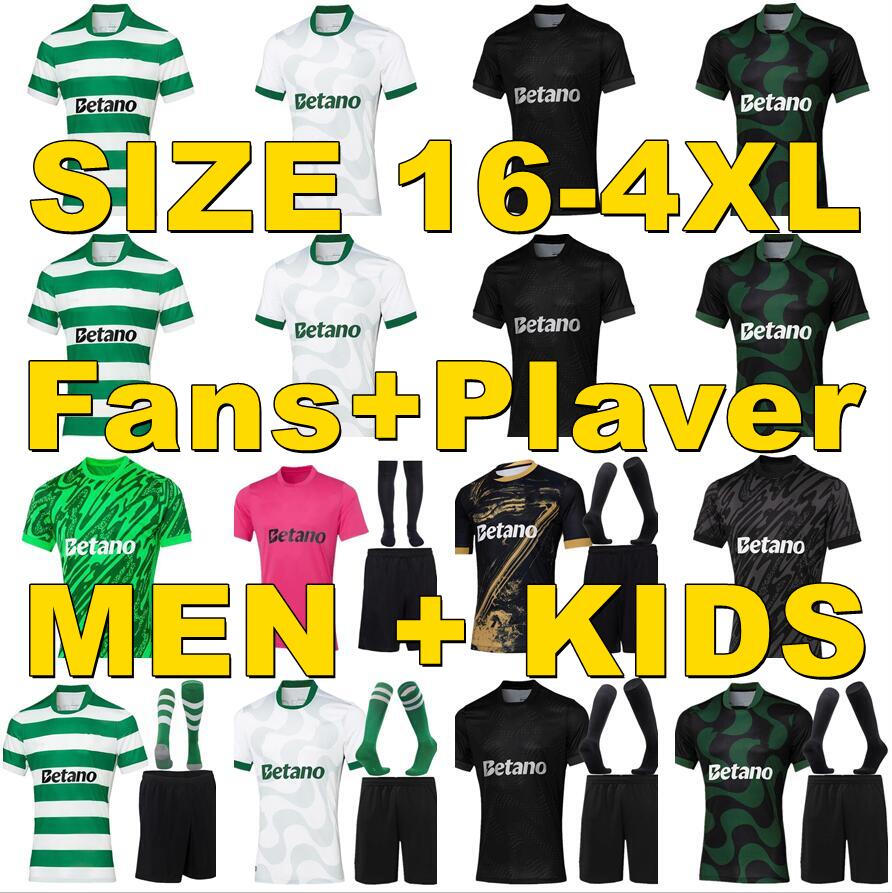 25 26 Sporting Lisbons Soccer jerseys 2025 2026 Home Away Third Lisboa HJULMAND GYOKERES COATES J.Palhinha PEDRO G. MORITA SARABIA football shirts Men Kids Kit sets