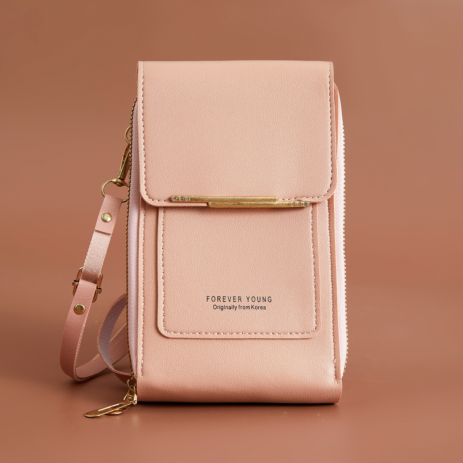 Cross-border Vertical Phone Bag Crossbody Fashion Luxury Bag Bag Mini Coin Purse Women's High-end Handbag Zipper Phone Bag