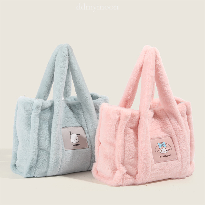 Large Capacity Plush 2025 New Tote Casual Handbag Shoulder Bag for Women ddmymoon