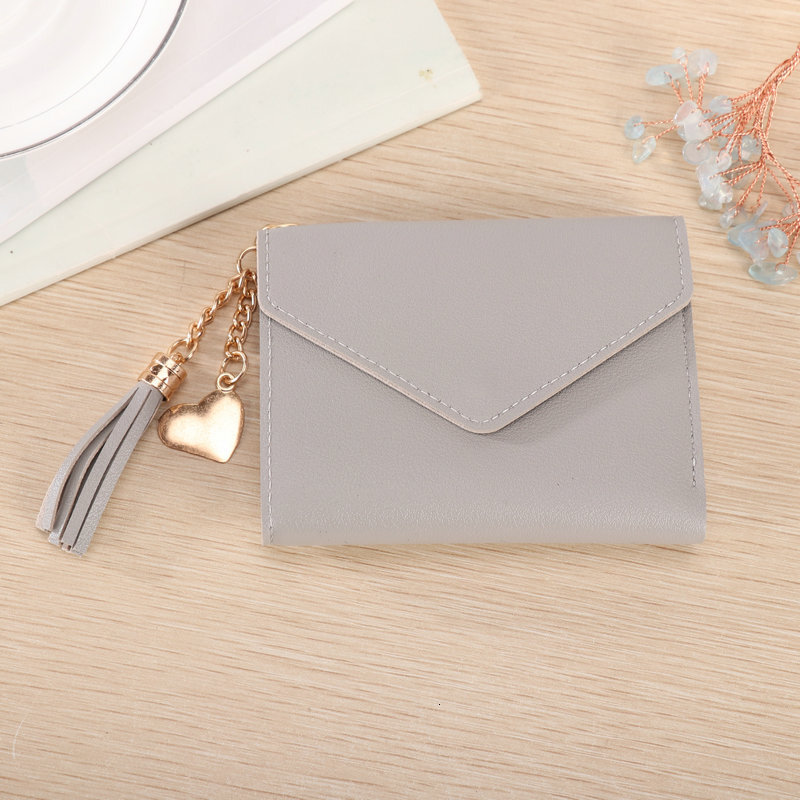 Luxury Bag New Solid Color Phone Bag Short Women's Card Holder 2025 Four Seasons Simple Versatile Coin Purse Pendant Wallet For Women