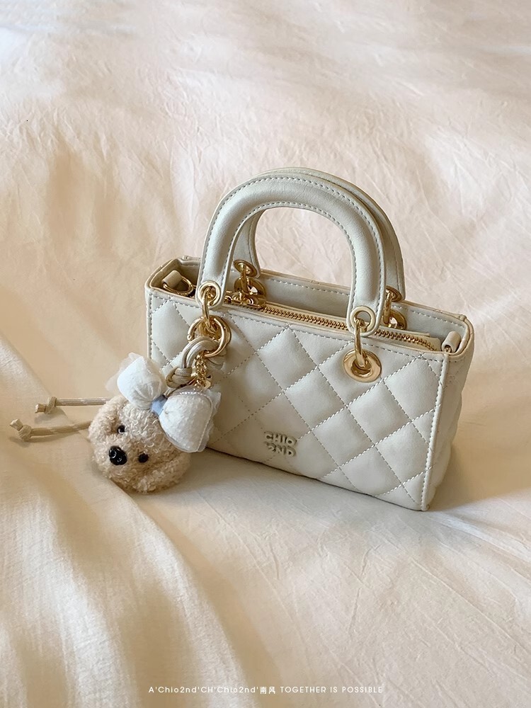 Free Shipping Designer Nanfeng Chio2nd Bach Echo Princess Diana Bag Quilted Handbag Women's High-end Shoulder Crossbody Bag