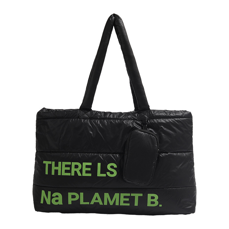 2025 Tote New Autumn Winter Large Capacity Single Shoulder College Student Commuter Handbag ddmymoon
