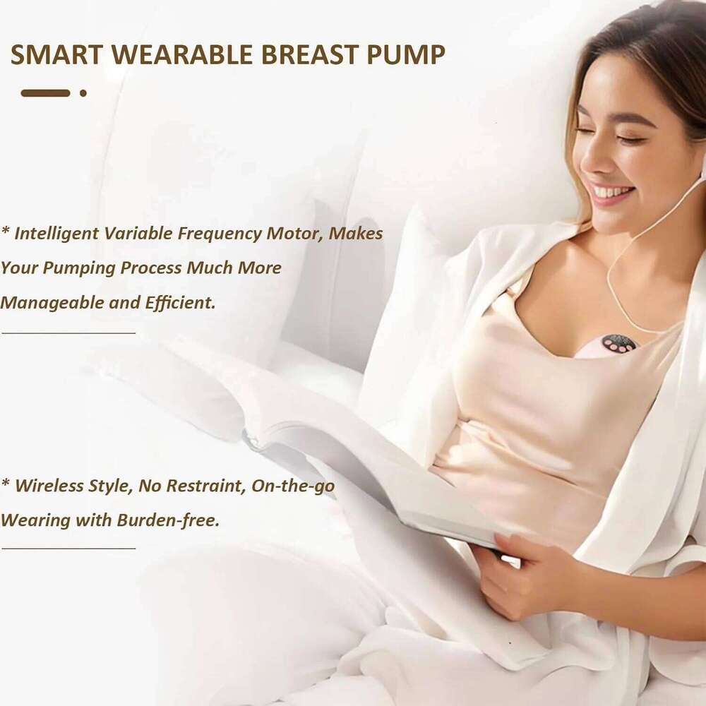 Breast Electric Handsfree BPA Free With Heating & UV Sterilize Lid Optional Wireless Upgrade Wearable Breastfeeding Pump