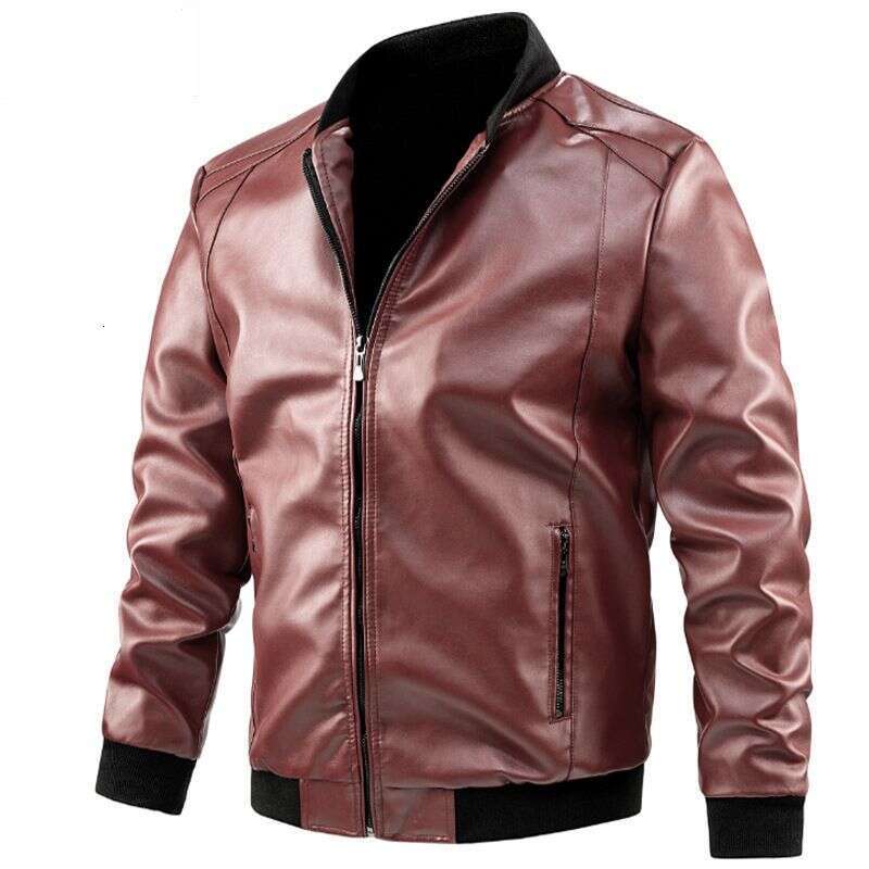 Men's Clothing 2025 Motorcycle Men's Trendy Brand Jacket Spring And Autumn Korean Style Casual Leather