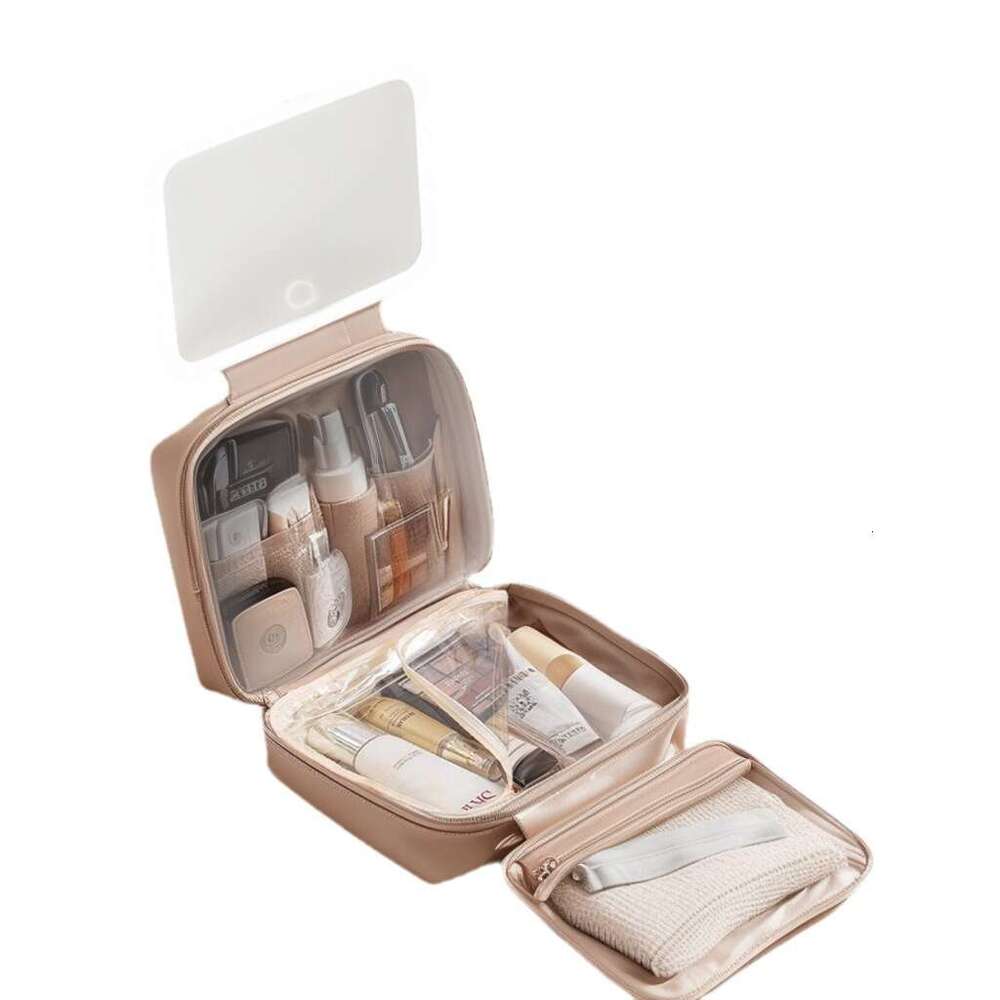 2025 New Portable Large Capacity Makeup Transparent Waterproof Travel Storage Bag