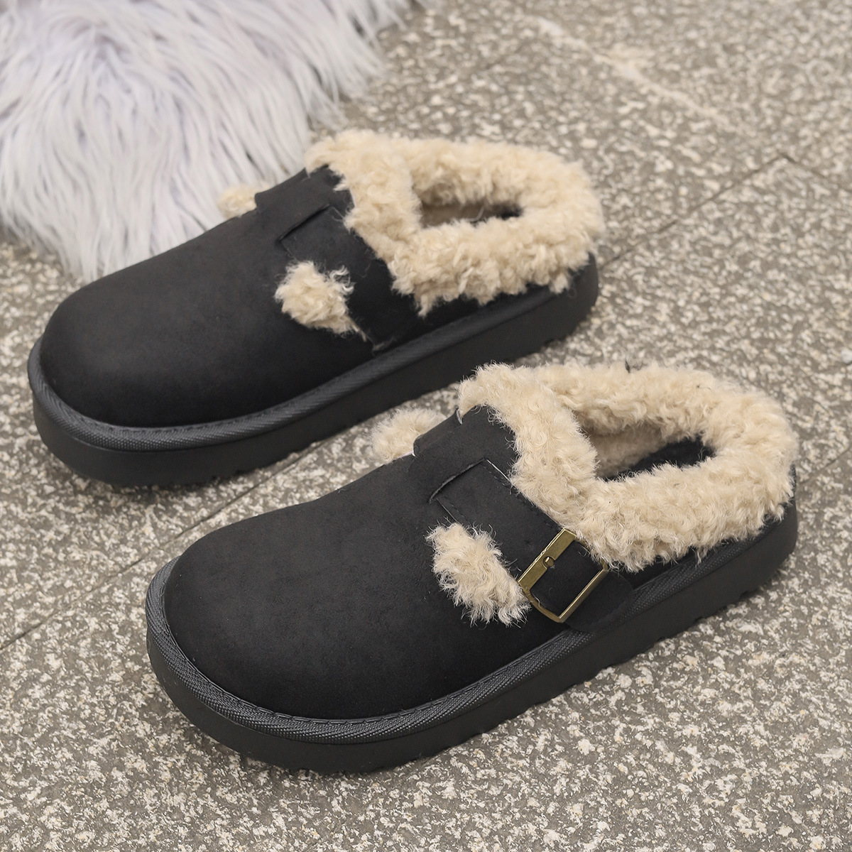 hot Free delivery designer woman boots Solid colored cotton boots with plush comfortable and simple midsole snow boots