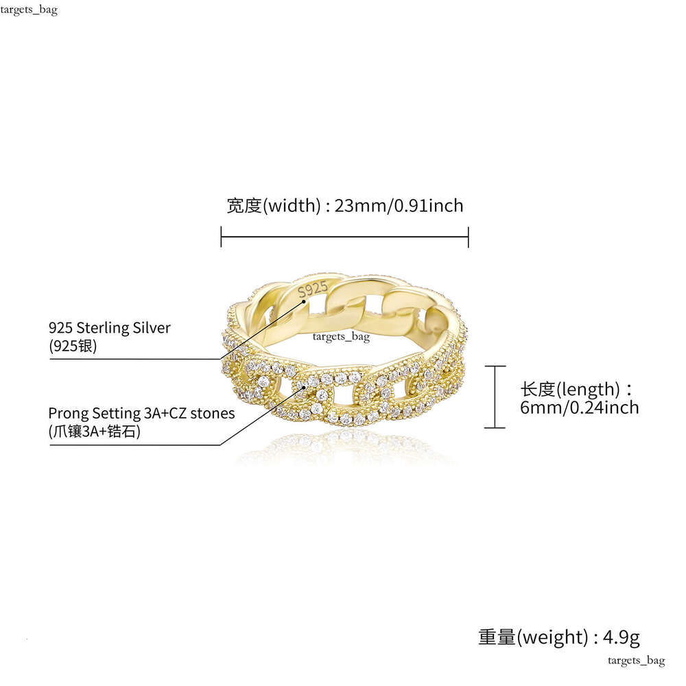 Light Luxury Index Finger Niche Design S Silver Zircon High-end Sense Temperament Tail Ring Band