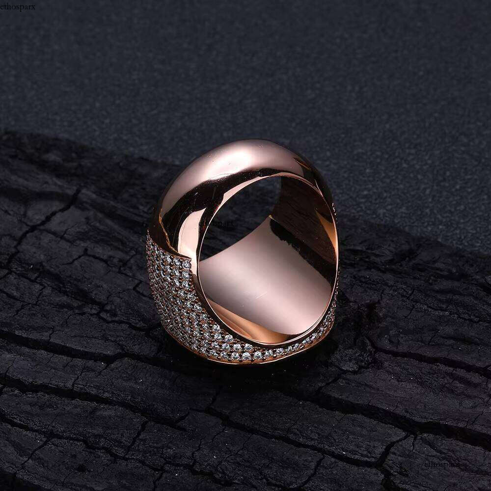 NUOYA Fine Jewelry VVS Moissanite Sier for Women Rose Gold Personalization Custom Name Dia Ring