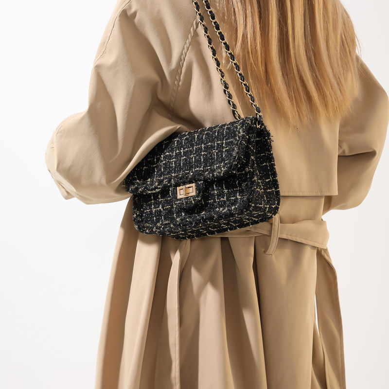 This Year's Trend Luxury Bagfree Shipping Designer Small Square Bag 2023 New Autumn Bag Women Chain Personality Crossbody Bag Casual Simple Shoul