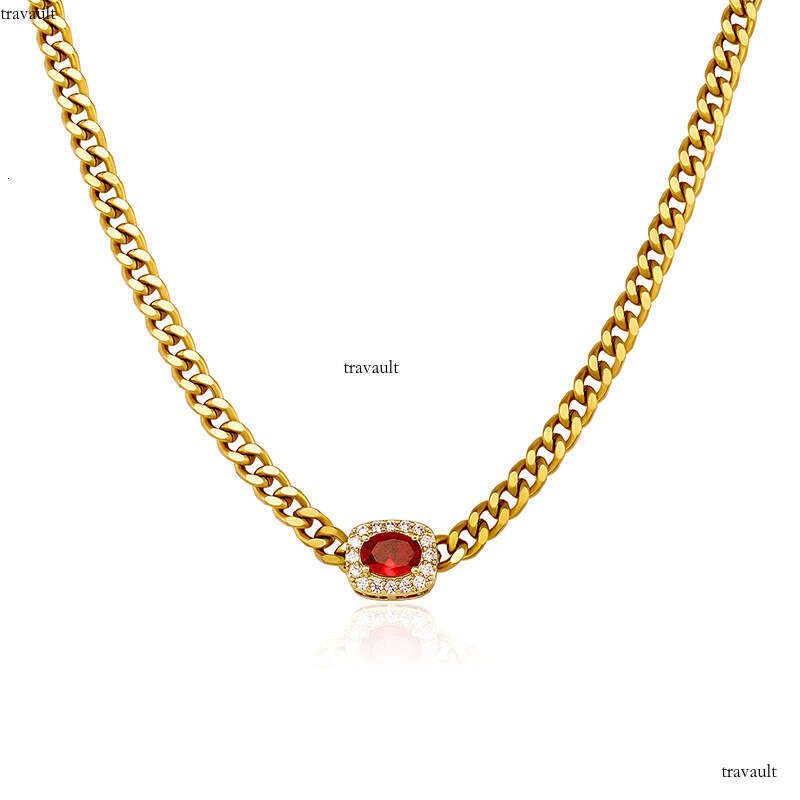 3MM Fashion Trendy Versatile Collarbone Jewelry Sterling Silver Cuban Chain Moissanite chain Necklace