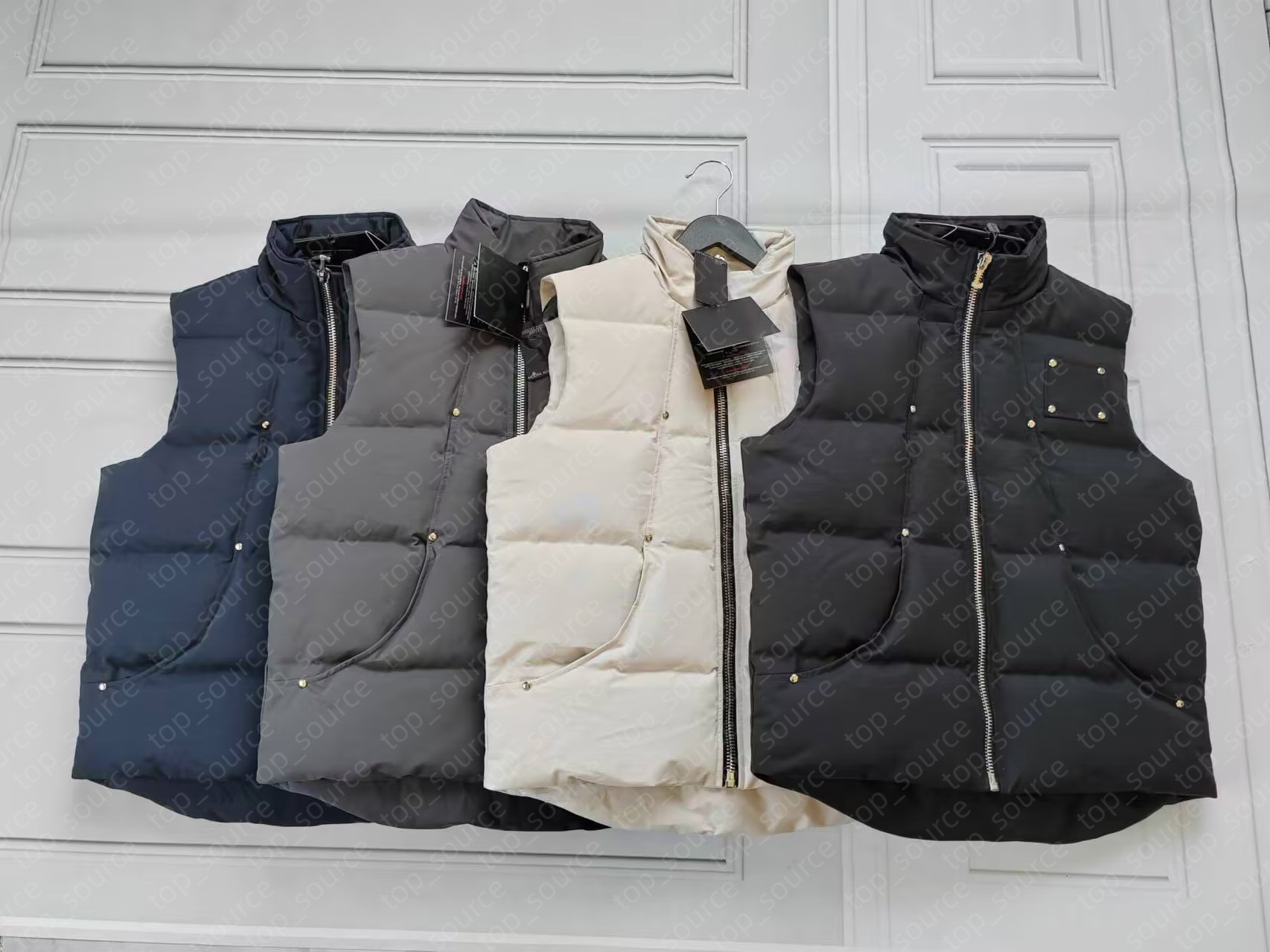 Top quality moose designer Mens vest Winter Down Outdoor Leisure Vests Windproof Top New Womens Vest Casual Waterproof and Snow Proof Down Jacket A107