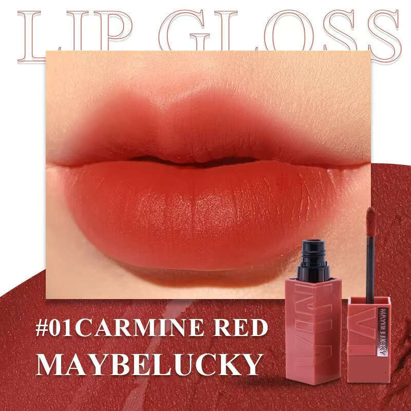 All Qualifications MAYBELUCKY Long-lasting Moisturizing Silky Smooth Gloss Lip Glaze Free shipping Free shipping