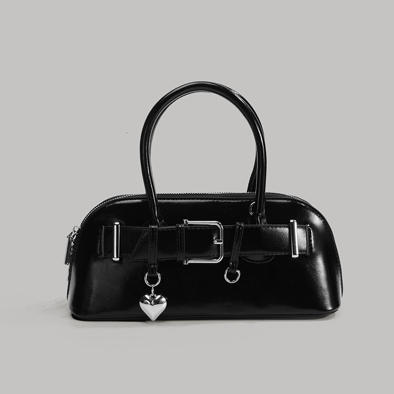 Niche Design 2025 Spring Summer New Underarm Motorcycle Key Belt Buckle Single Shoulder Handbag Small Square Bag ddmymoon ddmymoon