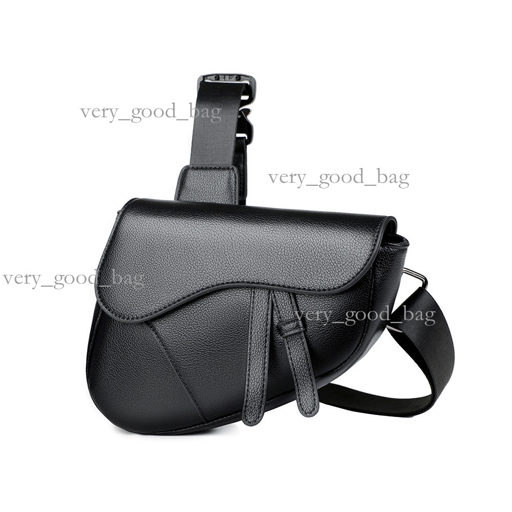 Men's Solid Color PU Leather Saddle Bag Shoulder Crossbody Chest Bag Stylish Durable Versatile Practical Casual Travel Fashionable Trendy