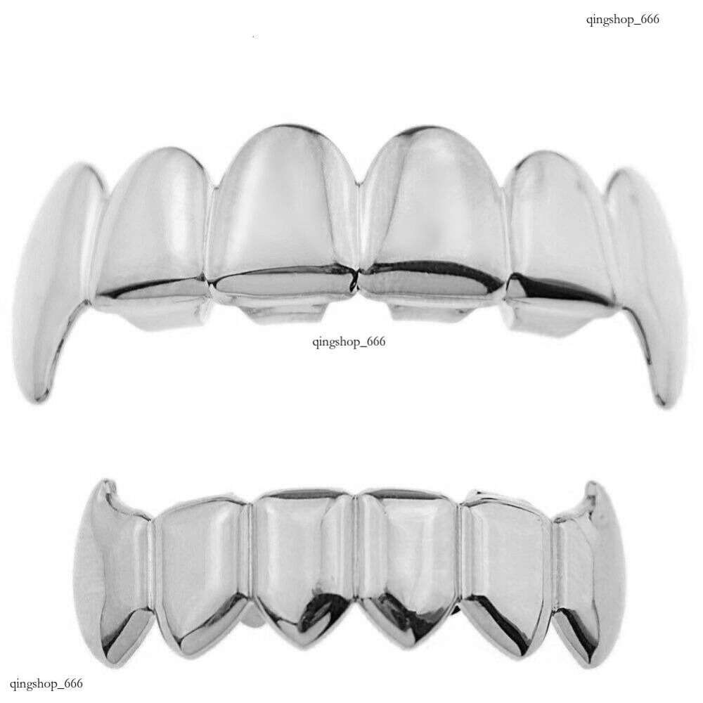 New HIPHOP Gold Grillz Decorative Teeth Set