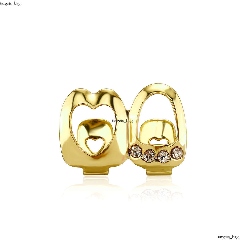 Hollow Heart Double Bracelet Daily Street Cool Glossy Hip-Hop Versatile Accessory