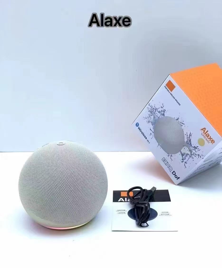 New Cross-Border Alexa Bluetooth Speaker Outdoor Wireless Bluetooth Audio Mini Portable Home RGB Subwoofer