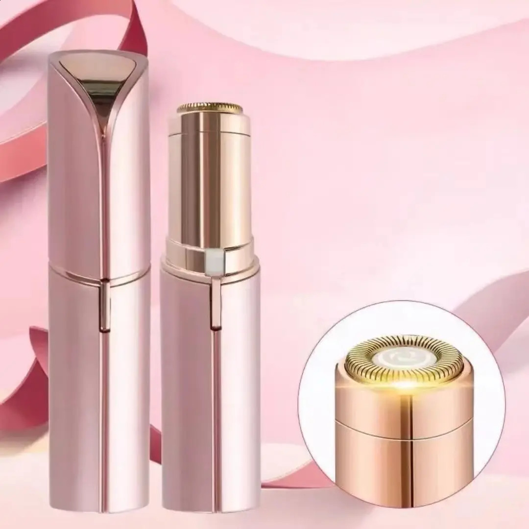 Portable Lipstick Shaped Women Electric Epilator Eyebrow Trimmer Painless Effective Hair Removal Shaver Small Epilator 250805