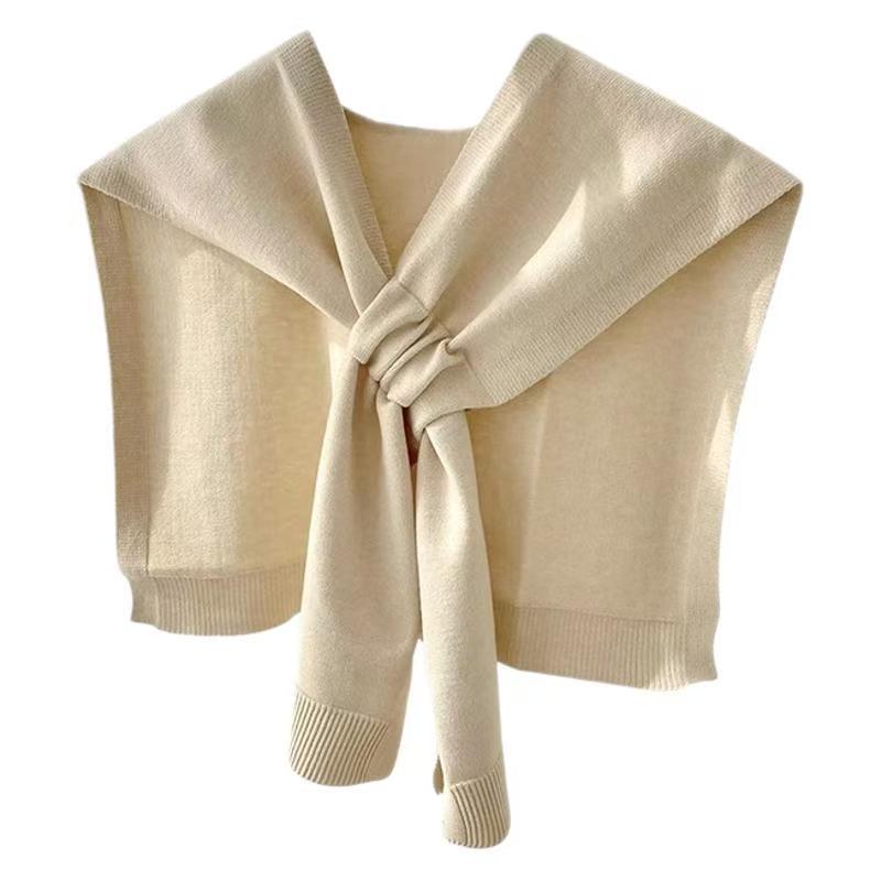 K1631 Shawl women's outer wear small shawl new spring and autumn thin shirt small waistcoat high-end matching sweater shirt scarf trend