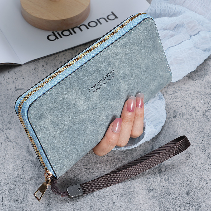 Women's Handheld Long Wallet 2025 New Luxury Bag Korean Style Handbag Multi-functional Card Holder Phone Bag Coin Purse Women's Wallet