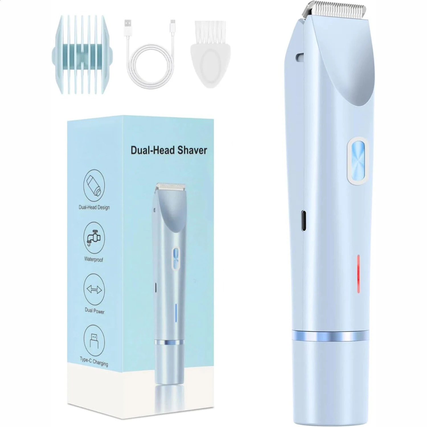 Electric Razor for Women Body Epilator Bikini Trimmer Woman Electric Shaver for Bikini Leg Face Mustache Painless Hair Removal 250805