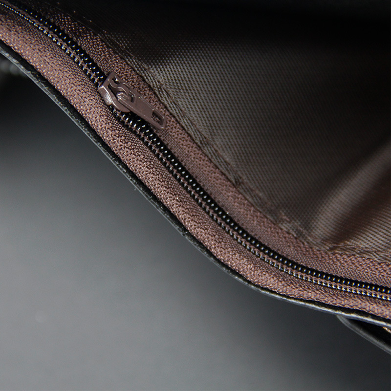Menbense New Men's Short Wallet Fashion Business Men's Zipper Wallet Coin Luxury Bag Purse Men's Wallet Money Clip