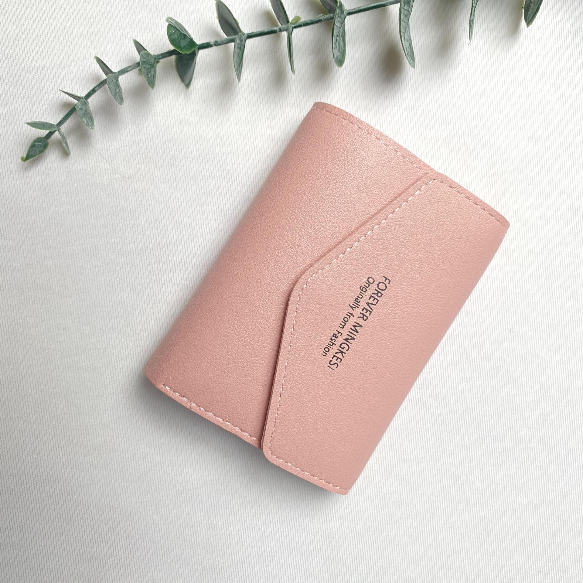 Girl's Ins Style Small Wallet Women's Short 2023 New Luxury Bag Korean And Japanese Simple Student Versatile Folding Card Holder Coin Purse