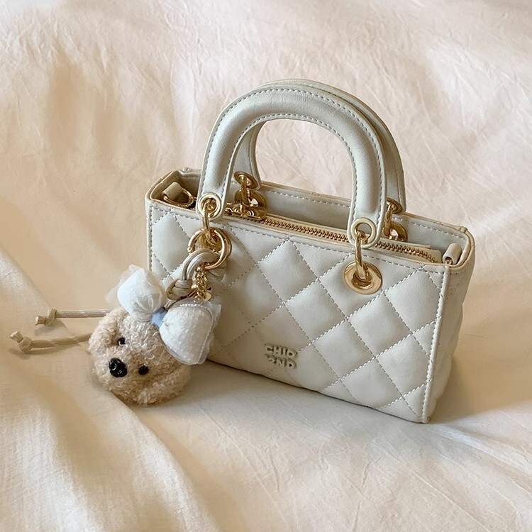 Free Shipping Designer Nanfeng Chio2nd Bach Echo Princess Diana Bag Quilted Handbag Women's High-end Shoulder Crossbody Bag