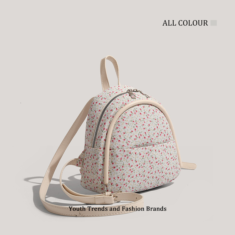 Women Lightweight Floral Student School Bag Fashionable Backpack for Girls ddmymoon