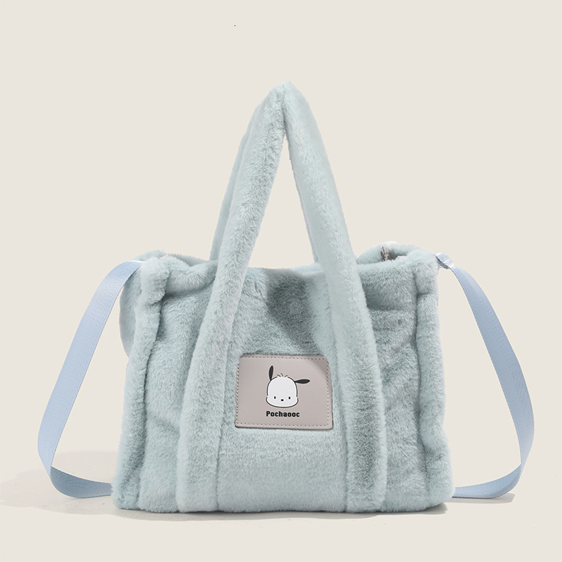Large Capacity Plush 2025 New Tote Casual Handbag Shoulder Bag for Women ddmymoon