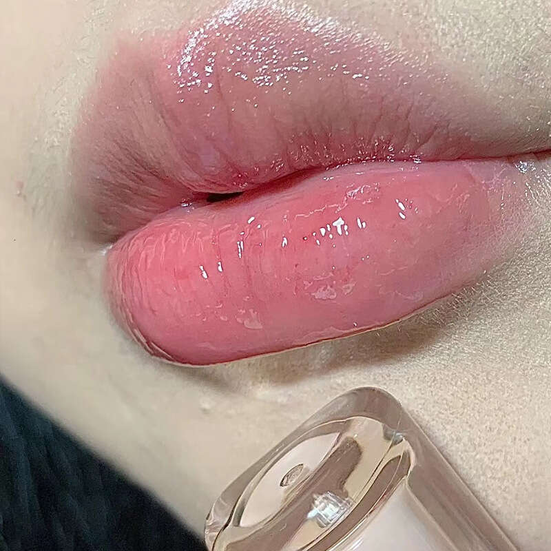 OULESONG Iced Tea Mirror Water Glass Jelly Round Tube Domestic Lip Gloss Live Streaming Female Free shipping Free shipping