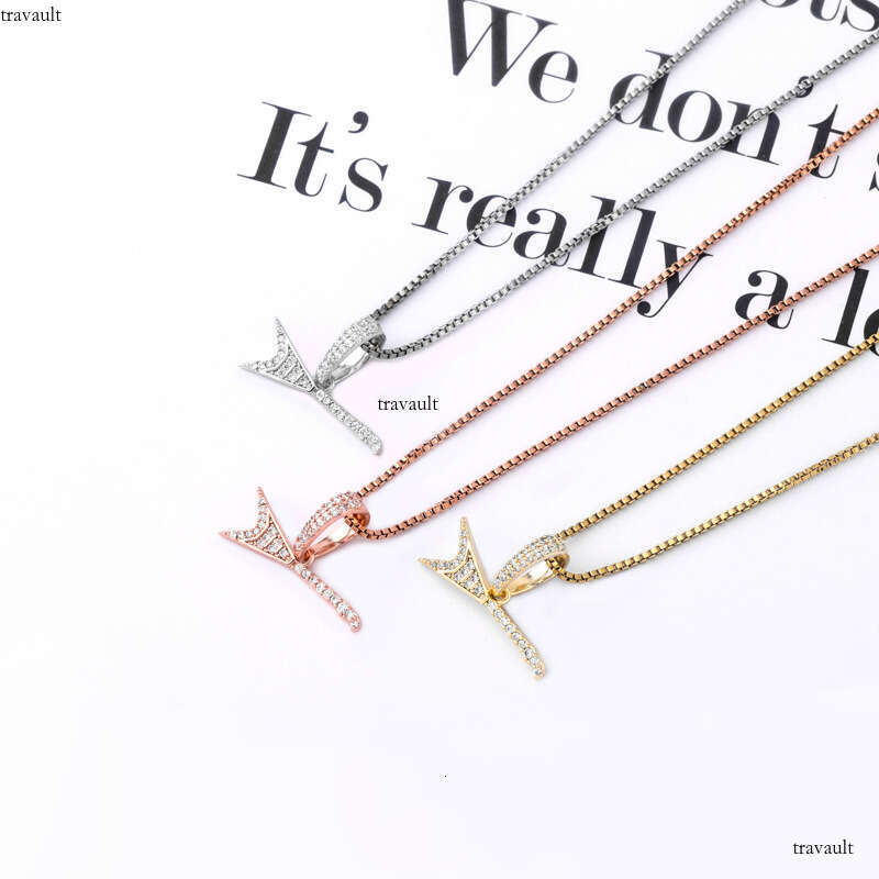 Minimalist Fashion Sier Micro Paved Moissanite chain Iron Tower Hip Hop Pendant Trendy Necklace for Women