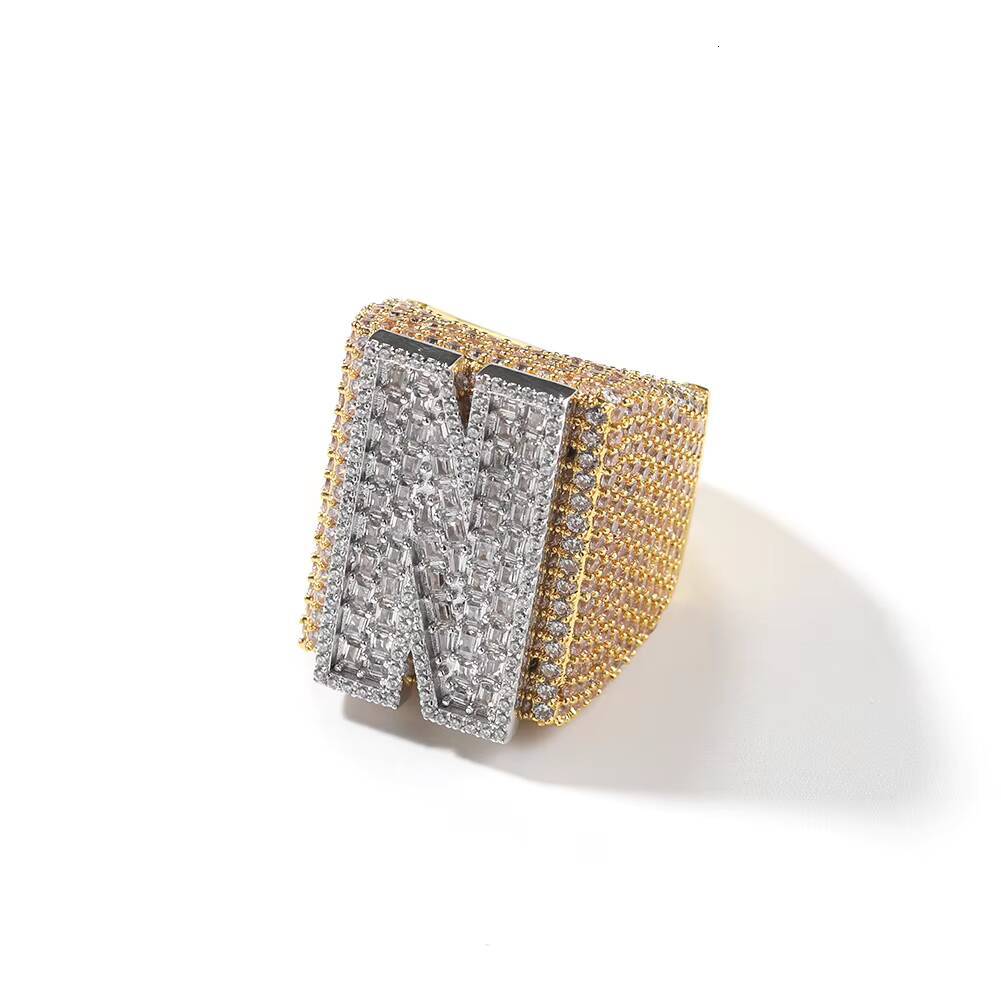 Hiphop Men Women Fine Jewelry Iced Out 925 Sterling Silver Square VVS Moissanite Diamond Ring With GRA Certificate