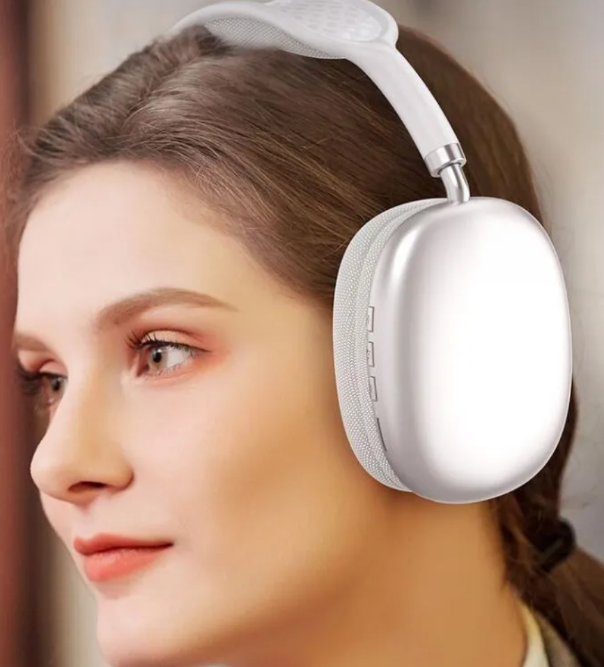 Apple over - the - ear headphones Max with Bluetooth 5.3, wireless headphones with microphone, noise - cancelling sports earbuds, and IPX7 - rated waterproofing