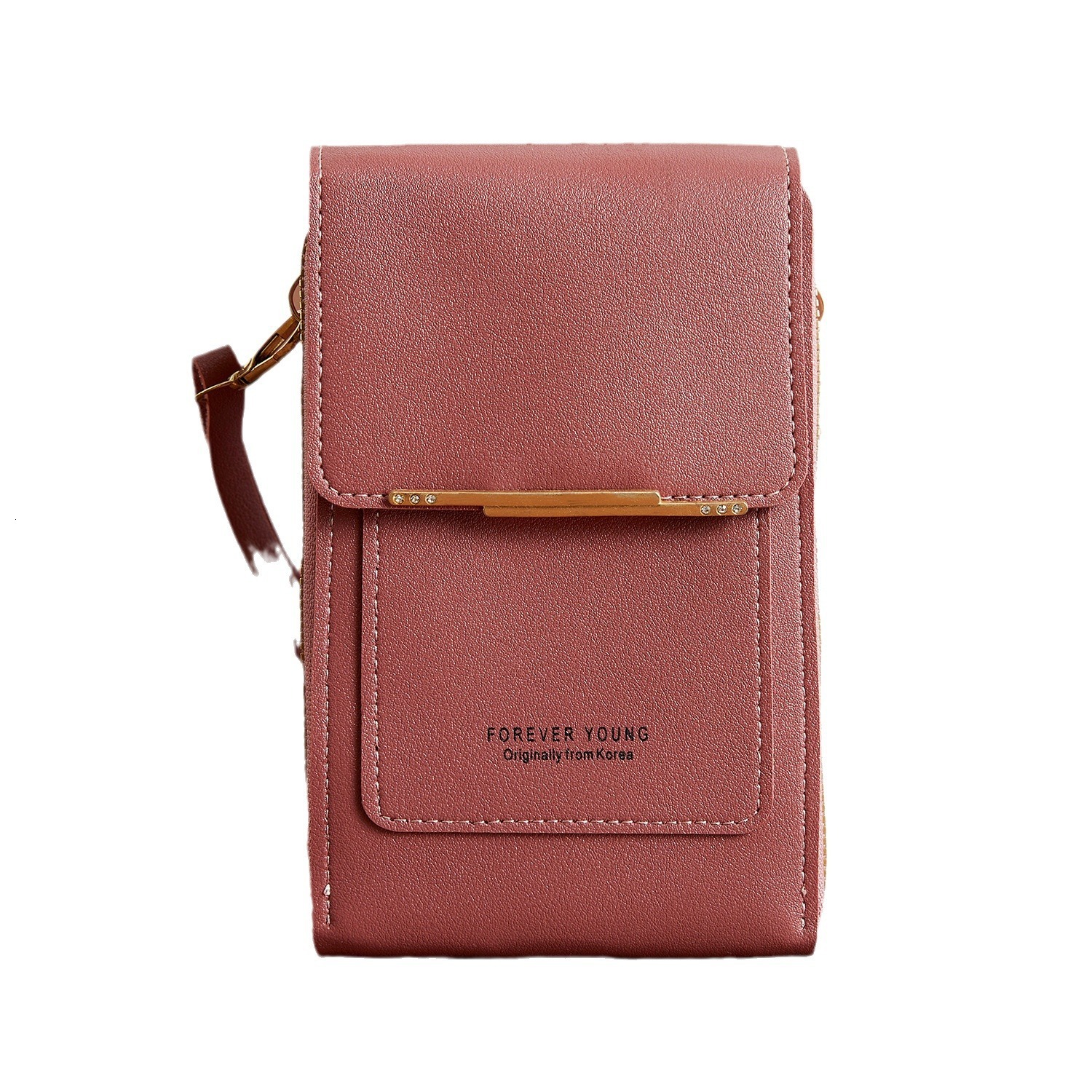 Cross-border Vertical Phone Bag Crossbody Fashion Luxury Bag Bag Mini Coin Purse Women's High-end Handbag Zipper Phone Bag