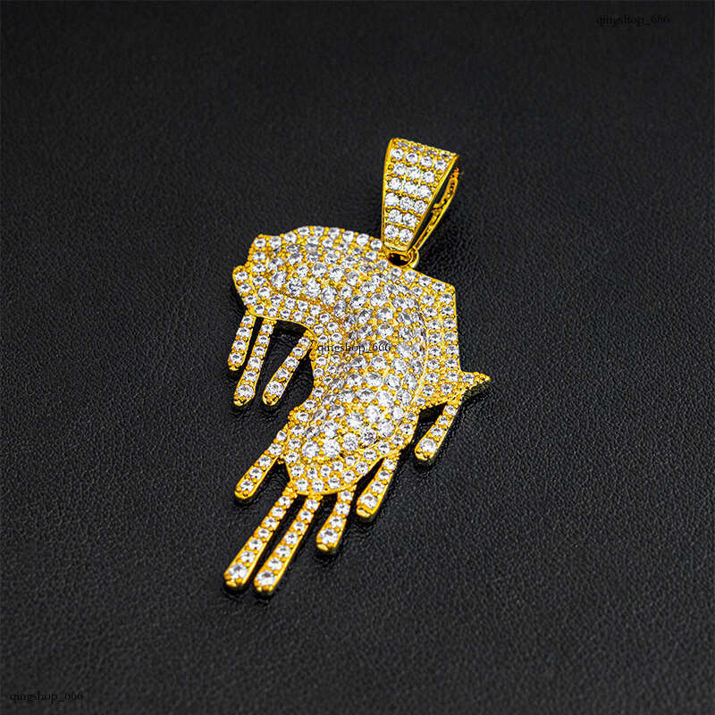 Unique Full Sterling Silver Inlaid Moissanite chain Irregular Personality Hip-Hop Jewelry Unisex Accessories Necklace Pendant