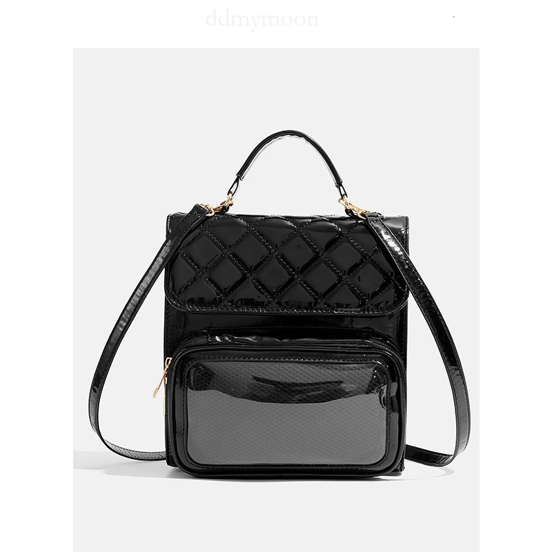 Quilted Small Capacity Pain Backpack for Women Commuting to Class Single Shoulder Bag ddmymoon