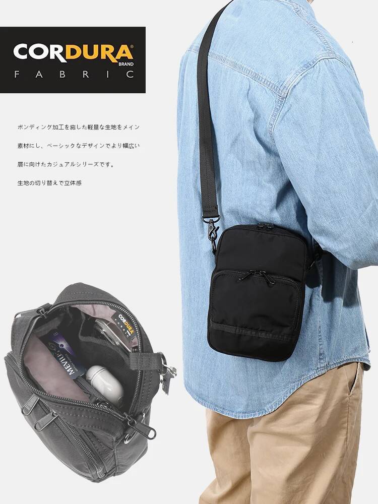 Casual Crossbody Bags Waterproof Japanese Style Sling Fashion Durable Small Shoulder Student School Men Bag