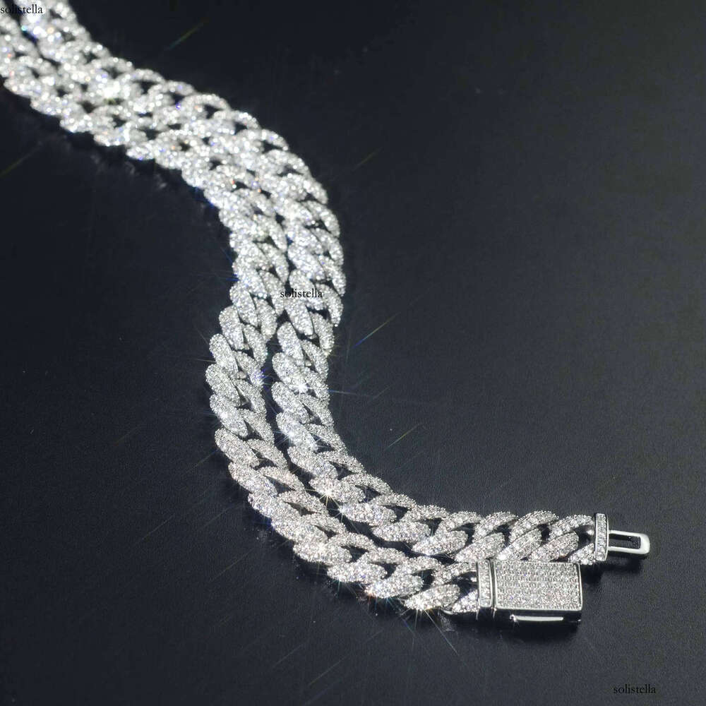 Unique Wholesale 14MM VVS Dia Cuban Chain Bracelet for a Stylish Accessory