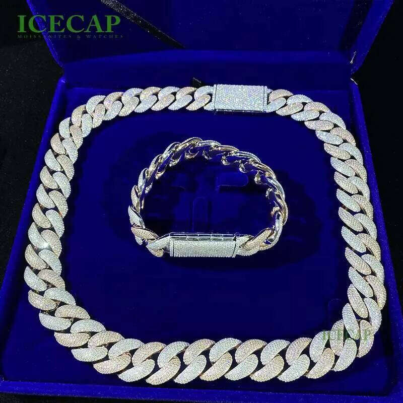 New Design Men Hip Hop Pendant VVS Moissanite Gold Plated Sier Iced Out Necklace