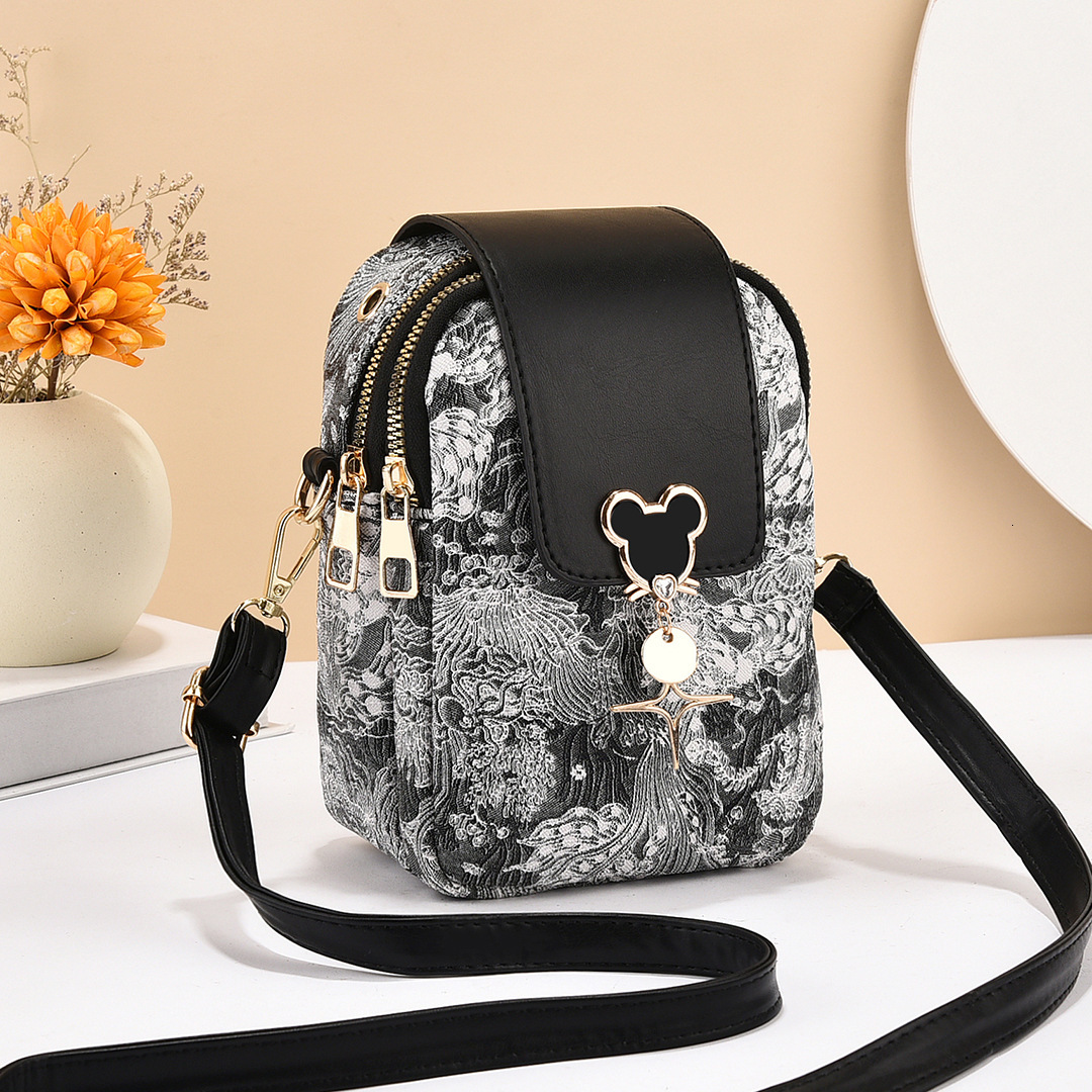 Manufacturer Export Women's Phone Bag Mom Luxury Bagfree Shipping Designer Bag Single Shoulder Crossbody Bag Elegant Women's Versatile 2025 