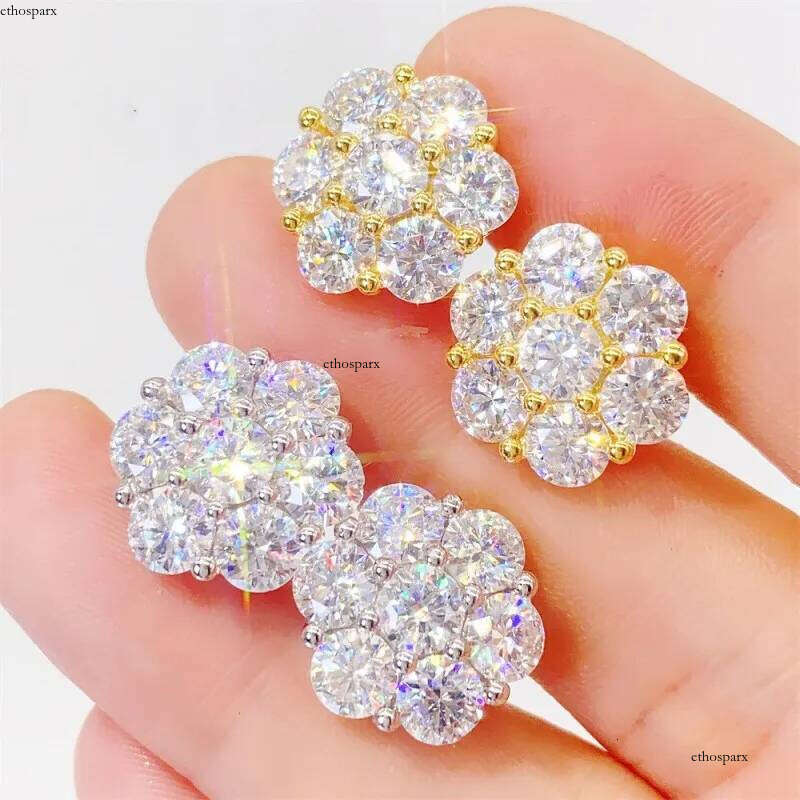 Dia Passed Test Men Women Studs Sterg Sier wer Moissanite Earrings Nice Gift