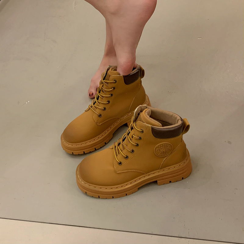 hot Free delivery designer woman boots High top Martin boots warm workwear boots anti slip and wear resistant
