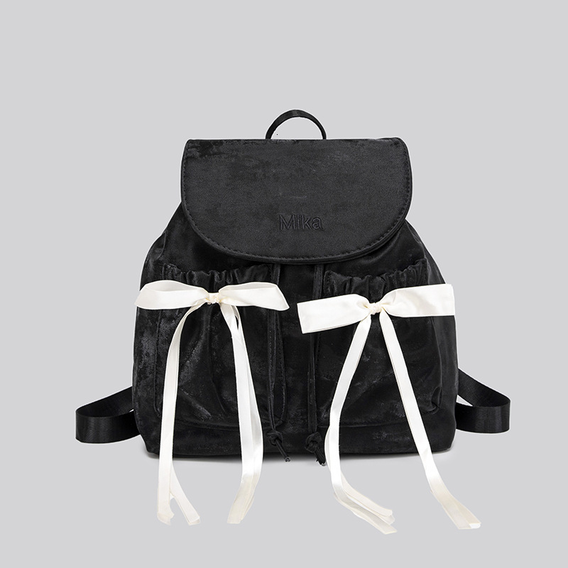 Ins Trend Bowknot Backpack for Women 2025 Summer New Fashion Sweet Student Class Handbag ddmymoon