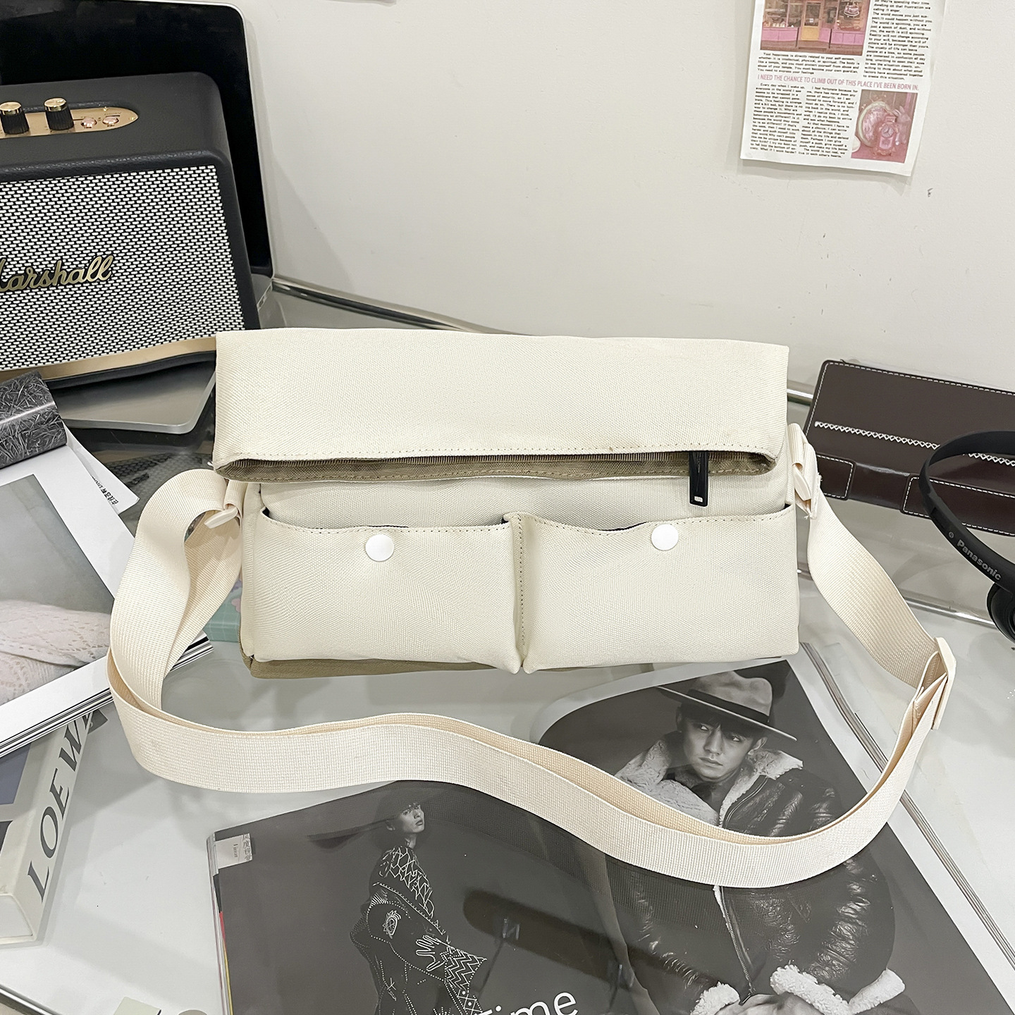 Unisex Single Shoulder Bag Cross-border Designer Bag High-value Texture Storage Bag Outdoor Sports Fashion Bag Trendy Luxury Bag Cool Portable Crossbo