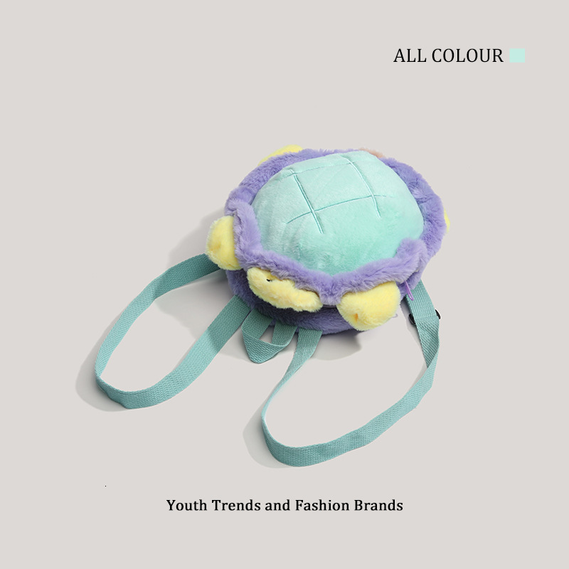 Cute Cartoon Backpack Turtle Animal Plush Bag ddmymoon