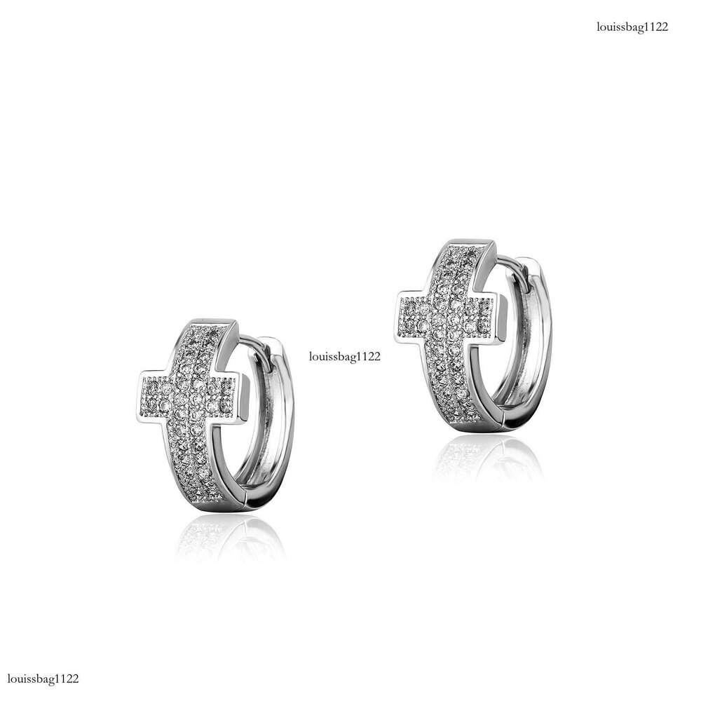 Korean Style Fashion Cross Personality Hip Hop Ear Cuffs Studs Trendy Earrings